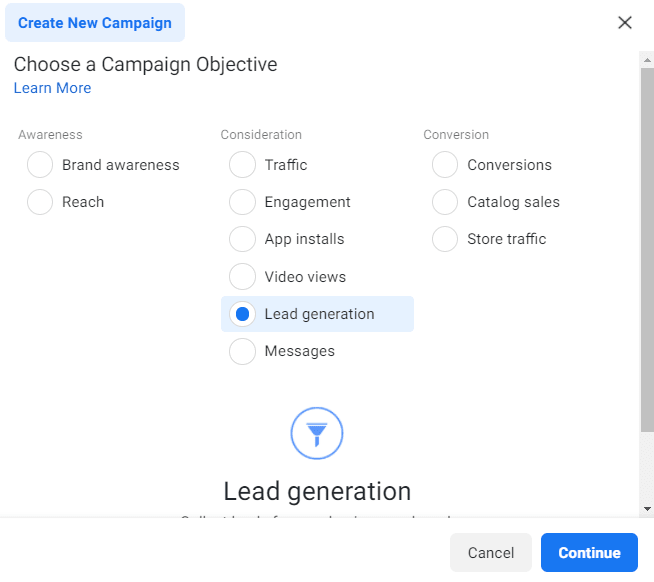 Lead Generation in Facebook Lead Ads
